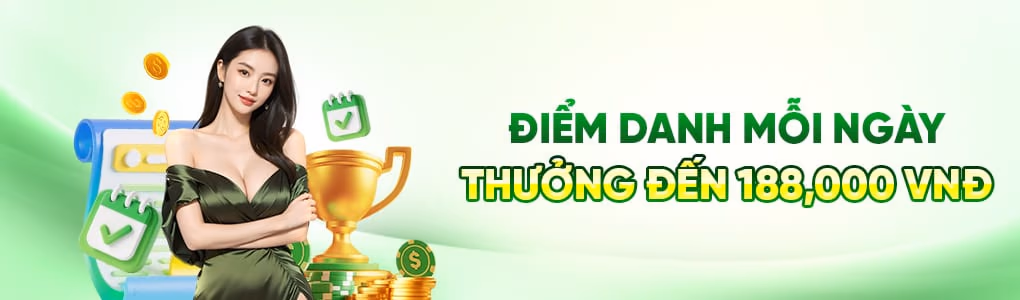 Điểm danh mỗi ngày, nhận quà thưởng từ Nhà cái CM88